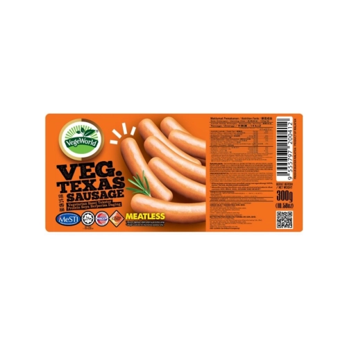 VegeWorld Veg Texas Sausage 300g