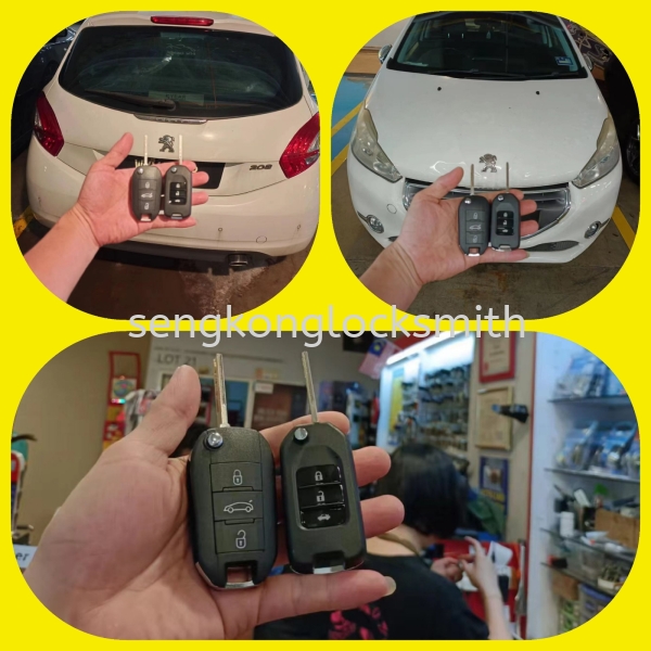 duplicate Peugeot car key with remote control  car remote Selangor, Malaysia, Kuala Lumpur (KL), Puchong Supplier, Suppliers, Supply, Supplies | Seng Kong Locksmith Enterprise