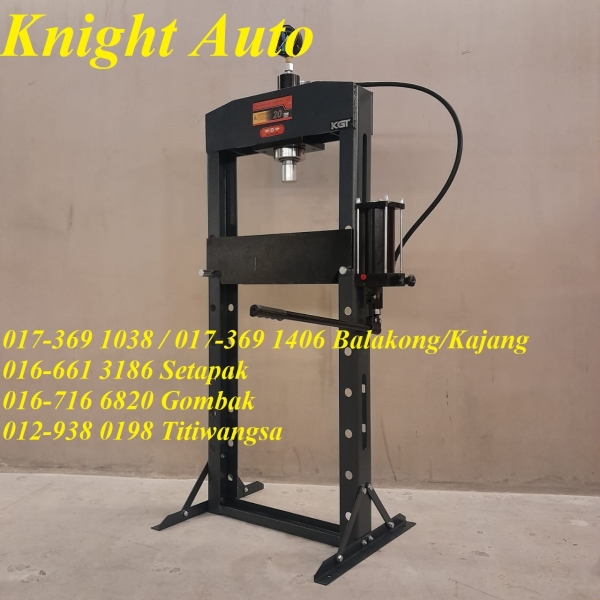 KGT 20Ton Shop Press with Gauge 86/100kg ID34515-IK / ID34825 ID34899 Hydraulic Shop Press Garage (Workshop)   Selangor, Malaysia, Kuala Lumpur (KL), Seri Kembangan, Setapak, Kajang Supplier, Suppliers, Supply, Supplies | Knight Auto Sdn Bhd