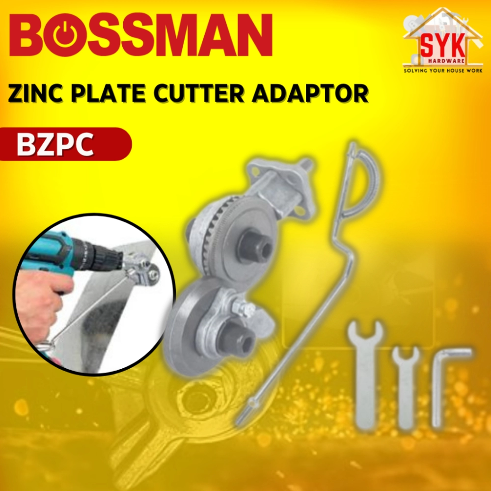 SYK Bossman BZPC Electric Drill Refitting Plate Cutter Shears Adaptor Power Tools Accessories Metal Cutting Tool