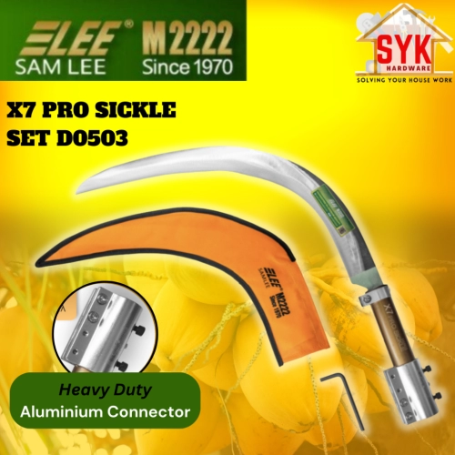 SYK Samlee D0503 X7 Pro Sickle Set Outdoor Gardening Tools Sabit Potong Kelapa Sawit Pisau Pokok Kelapa