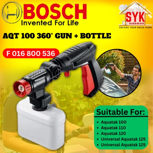 SYK Bosch F016800536 F016F05131 Trigger Gun Detergent Bottle Aquatak High Pressure Washer Sprayer Gun