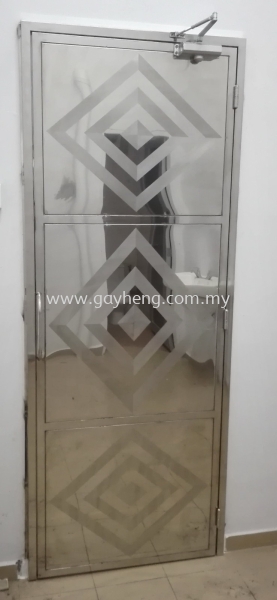 Stainless Steel Single Door (Full Plate) ȫ͵Ҷ׸ Single Door Grille Household Products Johor, Malaysia, Batu Pahat Supplier, Manufacturer, Supply, Supplies | Gayheng Stainless Steel Sdn Bhd