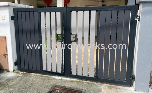 Mild Steel Aluminium Panel Main Gate(Folding/Swing)