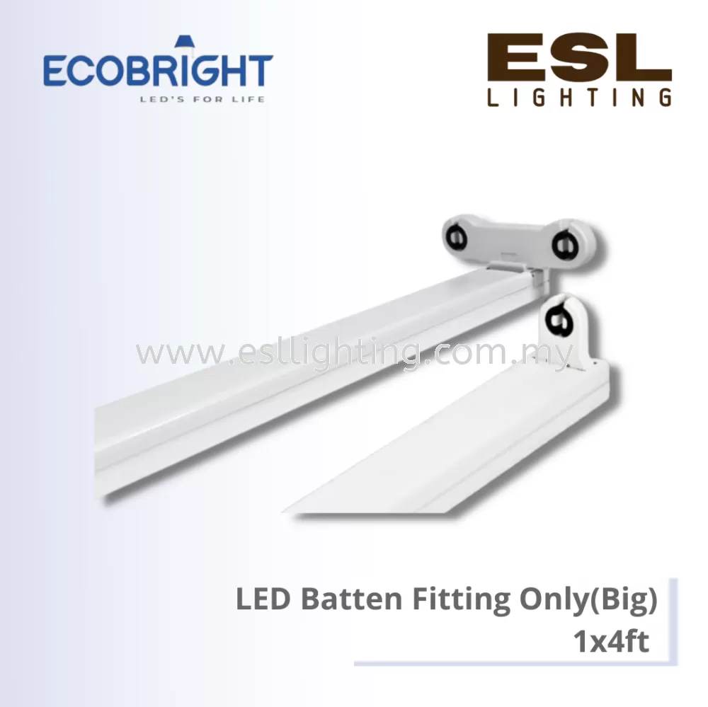 ECOBRIGHT LED Batten Fitting Only (Big) 1 x 4ft - 20WLEDFTG-BIG
