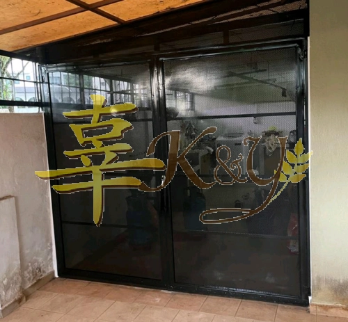 Mild Steel Perforated Plate Folding Door 