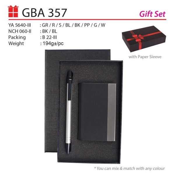 GBA 357 Gift Set Gift Set Malaysia, Melaka, Selangor, Kuala Lumpur (KL), Johor Bahru (JB), Singapore Supplier, Manufacturer, Wholesaler, Supply | ALLAN D'LIOUS MARKETING (MALAYSIA) SDN. BHD. 