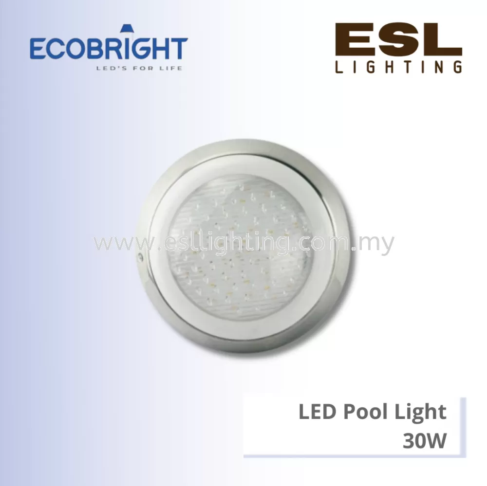 ECOBRIGHT LED Pool Light Stainless Steel RGB 30W- EB-PL290-SF IP68