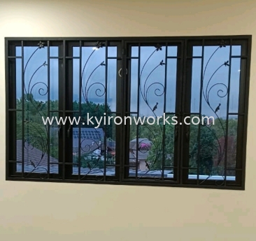 Installation Wrought iron Steel Window & Door at Damansara (Window&Door)