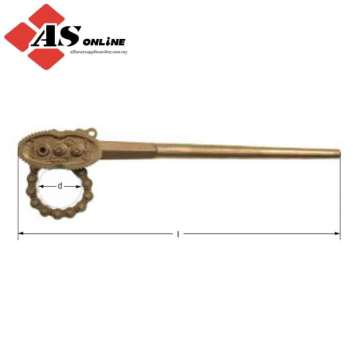 AMPCO Chain Pipe Wrench 90mm / Model: EU1830