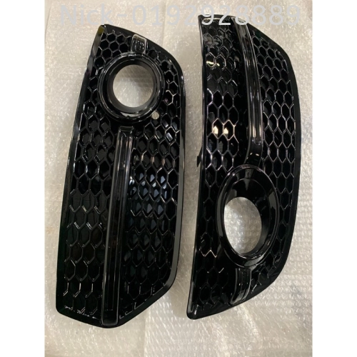 AUDI Q5 1ST MODEL ALL BLACK FOGLIGHT COVER PAIR ( NEW )