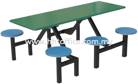 C5 - 6 Seater Fibre Glass Canteen Table Set