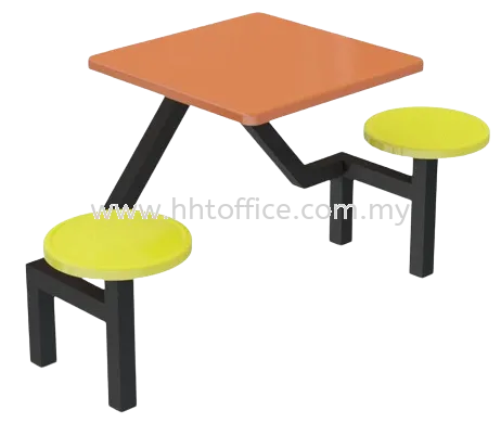 A1 - 2 Seater Fibre Glass Canteen Table Set