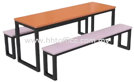 D2S - 6 Seater Fibre Glass Canteen Table Set