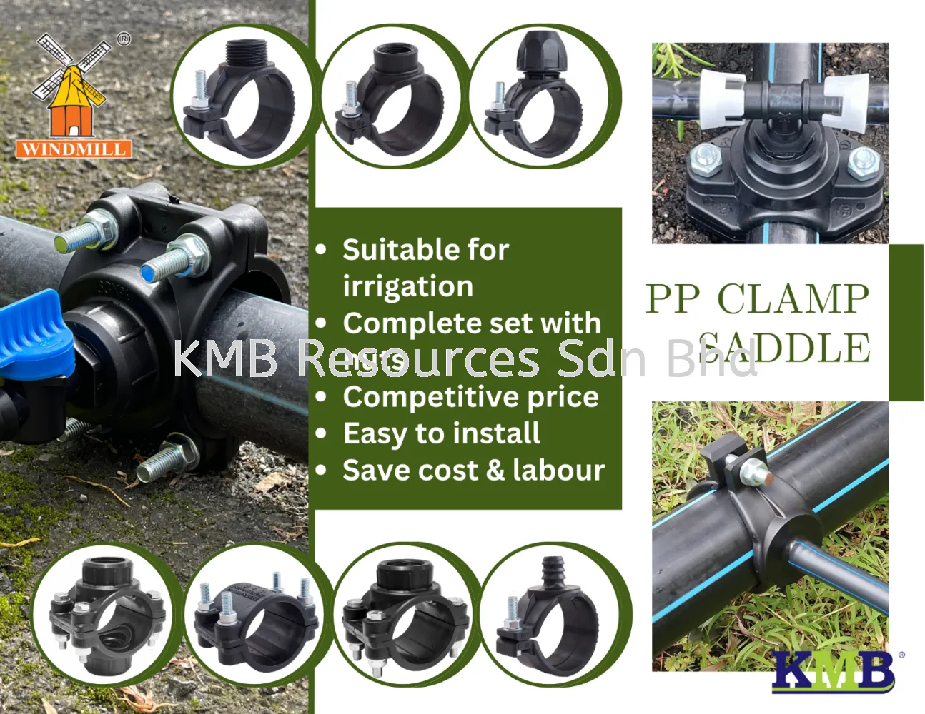 PP Clamp Saddle