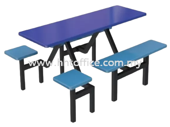 C6 - 6 Seater Fibre Glass Canteen Table Set