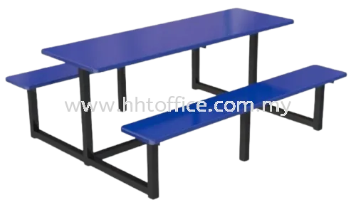 C6S- 6 Seater Fibre Glass Canteen Table Set