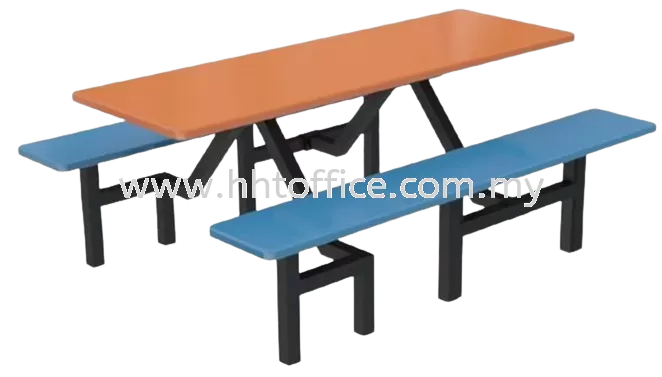 C8- 6 Seater Fibre Glass Canteen Table Set