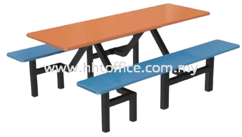 C8- 6 Seater Fibre Glass Canteen Table Set