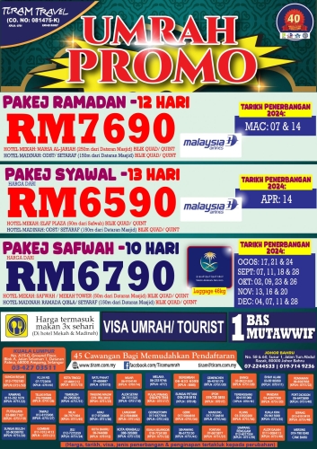 UMRAH PROMO. SYAWAL & RAMADAN