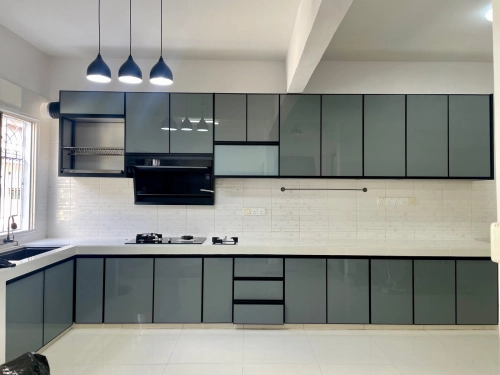 3G Aluminium Kitchen Cabinet (Taman Connnaught)