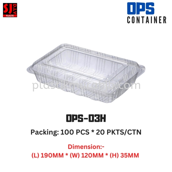 OPS-03H CAKE TRAY OPS TRAY Johor Bahru (JB), Malaysia, Pasir Gudang Supplier, Wholesaler, Supply, Supplies | SJ DIY PLASTIC DISTRIBUTION (M) SDN BHD