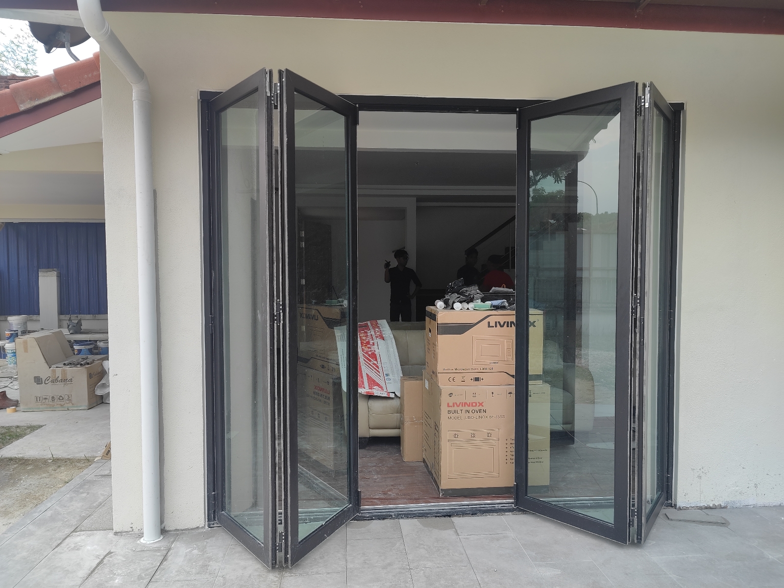 Multipoint Folding Door 2+1 (3 panel) & 4 Panel