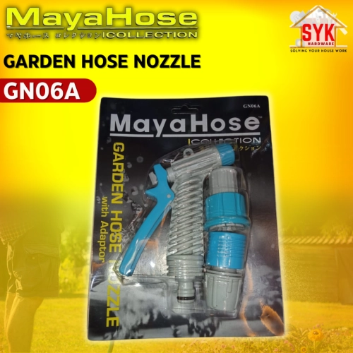 SYK Maya Hose GN06A Garden Hose Adaptor Nozzle Water Sprayer Connector Outdoor Gardening Tools Pemyambung Air