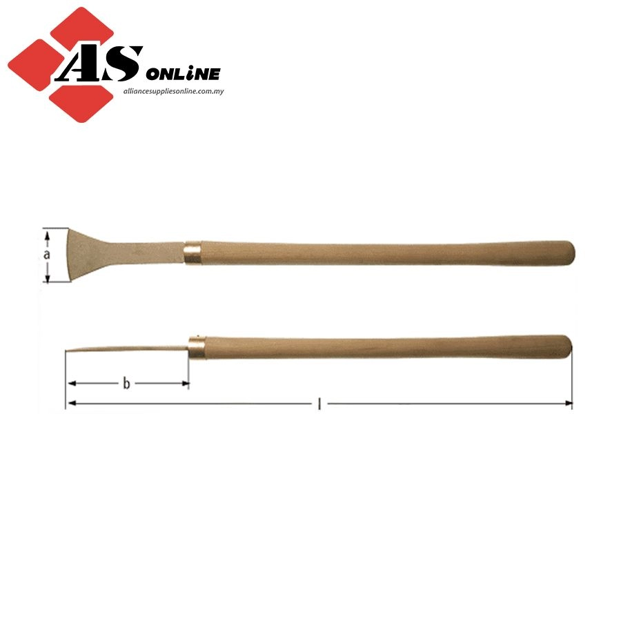 AMPCO Rust Scraper With Handle 75x200mm / Model: JP0800