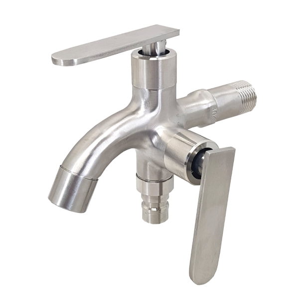 SLINE SUS304 390-5113 Stainless Steel Two-Way Tap - 00917RA TAPS  SANITARY SLINE Malaysia, Selangor, Kuala Lumpur (KL), Shah Alam Supplier, Suppliers, Supply, Supplies | Vicki Hardware Marketing (M) Sdn Bhd