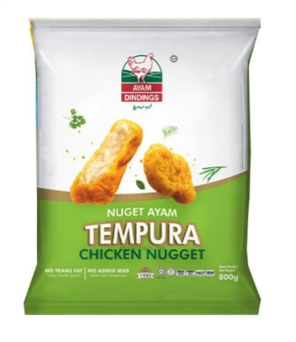 Ayam Dindings Tempura Chicken Nugget 800g