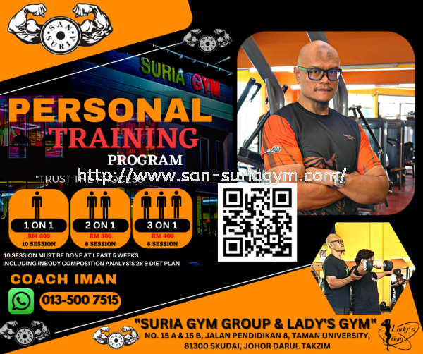  PERSONAL TRAINER Fitness class Johor Bahru (JB), Penang, Taman Universiti, Skudai, Senai, Georgetown Supplier, Suppliers, Supply, Supplies | San Suria Gym