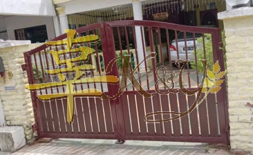 Wrought Iron Aluminium Main Gate (Folding/Swing)