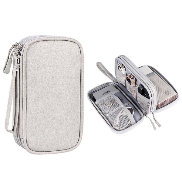 TGP02D - DOUBLE LAYER TRAVEL GADGET ORGANIZER POUCH Travel Products Malaysia, Singapore, KL, Selangor Supplier, Suppliers, Supply, Supplies | Thumbtech Global Sdn Bhd