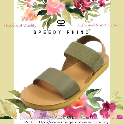 SPEEDY RHINO Lady Comfort Slipper SR-510170-24- GREEN Colour