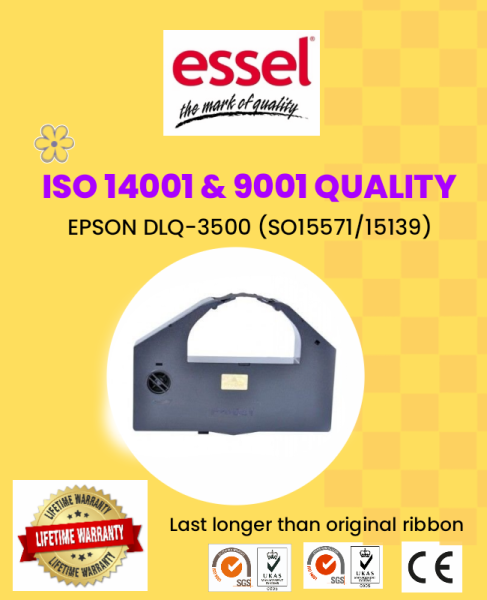 EPSON DLQ-3500 (SO15571/15139) Epson Ribbon (ISO Quality) Printer Ribbons Kuala Lumpur (KL), Malaysia, Selangor Supplier, Reseller, Supply, Supplies | Esseline Worldwide Distribution Sdn Bhd