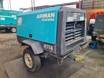 Used Airman 185cfm Portable Air Compressor Rental