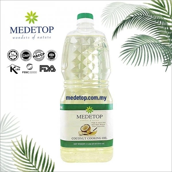 Medetop Cooking Coconut Oil (2L) Year End Sale 2023 PROMOTION Perak, Malaysia, Taiping Supplier, Suppliers, Supply, Supplies | BNC Health Sdn Bhd