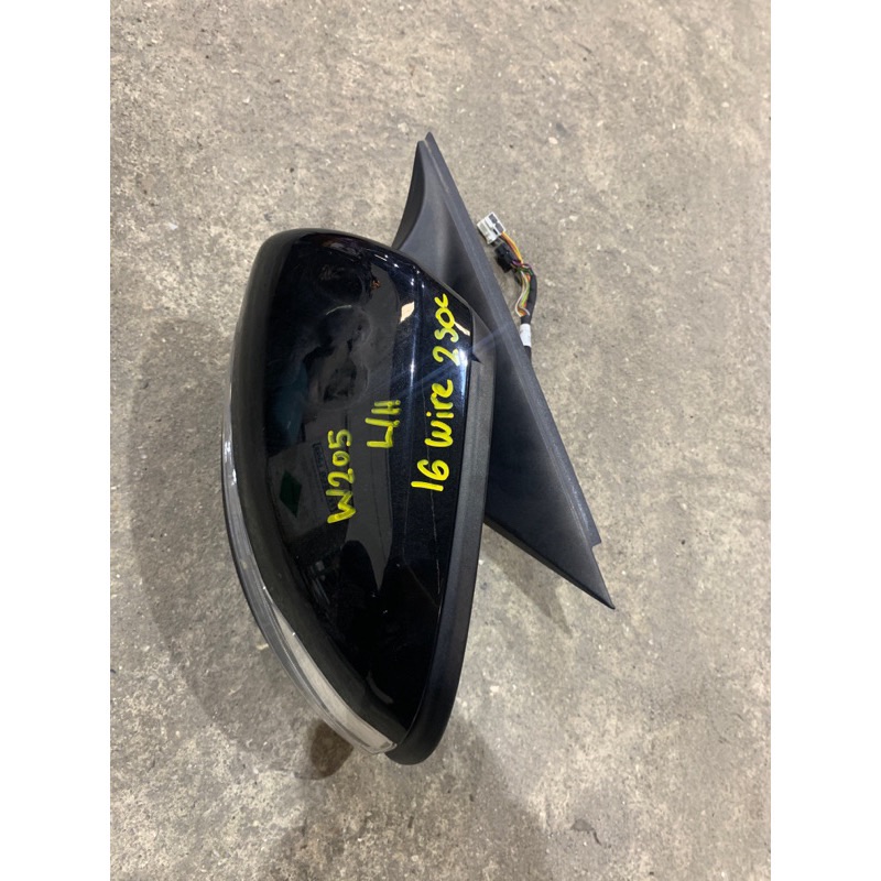 MERCEDES BENZ W205 SIDE MIRROR LEFT SIDE LH ( 2 SOCKET )