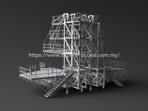 Aviation Maintenance Platform - Beam Concept System Aviation Docking System Aluminium Tower System Selangor, Malaysia, Kuala Lumpur (KL), Shah Alam Supplier, Rental, Supply, Supplies | Superb Access Solutions Sdn Bhd