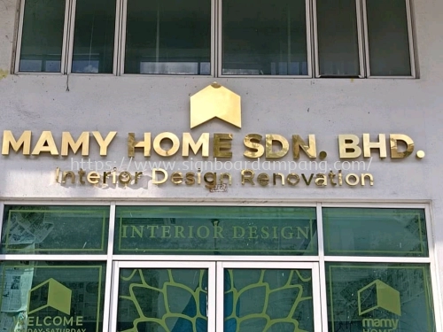 Mamy Home Sdn Bhd signboard at Bukit Jalil - Interior Design Renovstion signboard at Taman Serdang Raya 