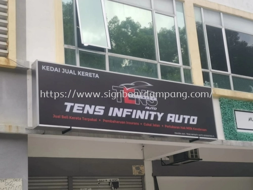 Tens Infinity Auto Signboard at Kapar - Normal Lightbox at Bandar Baru Kajang 
