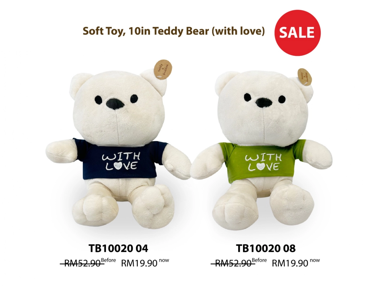 Soft Toy, Teddy Bear (with love)