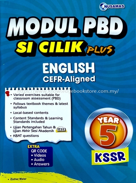 MODUL PBD SI CILIK PLUS ENGLISH CEFR-Aligned YEAR 5 Primary 5 SK BOOK Sabah, Malaysia, Sandakan Supplier, Suppliers, Supply, Supplies | Knowledge Book Co (SDK) Sdn Bhd