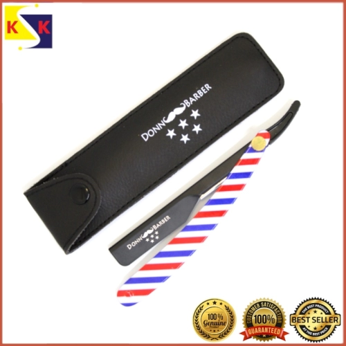 The Donn Barber Smooth and Steady Stainless-steel Professional Barber Razor Straight Edge Razor Handle