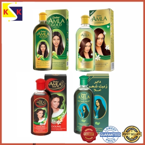 Dabur Amla Hair oil 100ml/200ml/300ml - Jasmine/Gold/Hairfall for Men and Women