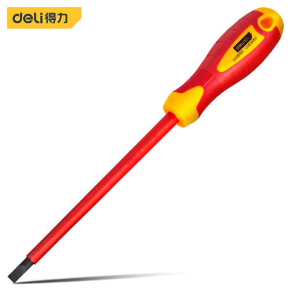 DELI Insulated Slotted Screwdriver (-)(6.5 x 150mm) - DL5161501 Insulated Tools Automotive Tools DELI TOOLS Malaysia, Selangor, Kuala Lumpur (KL), Shah Alam Supplier, Suppliers, Supply, Supplies | Vicki Hardware Marketing (M) Sdn Bhd