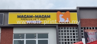 Macam-Macam Premium Pets Mart (Elmina) - Gi Board Signboard