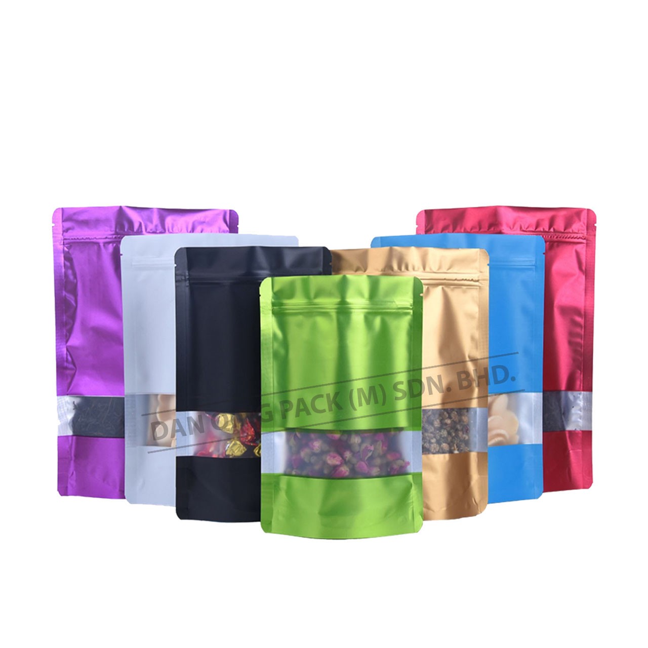 Stand + Zipper (Colorful & Window)