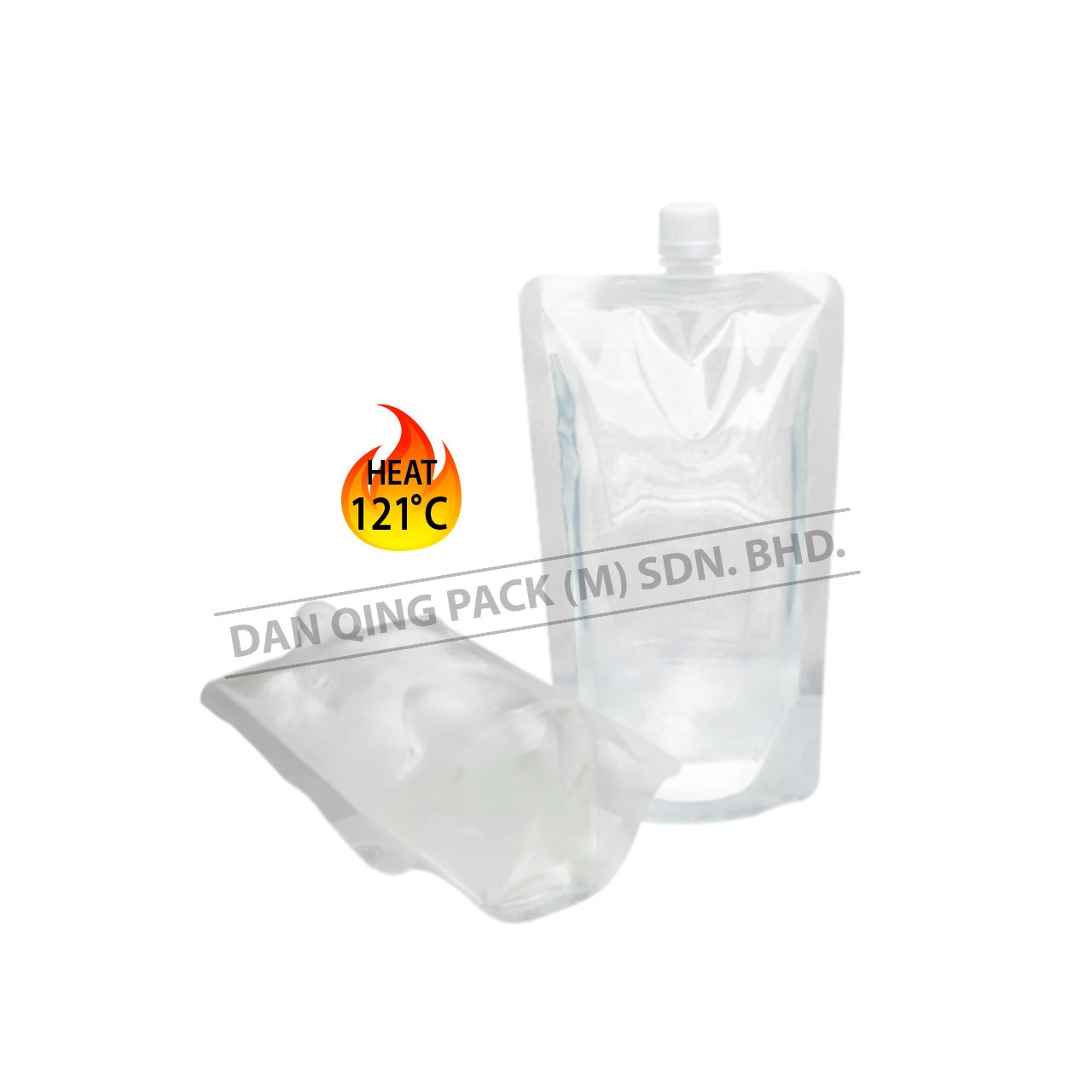 Retort Stand Spout (Transparent)